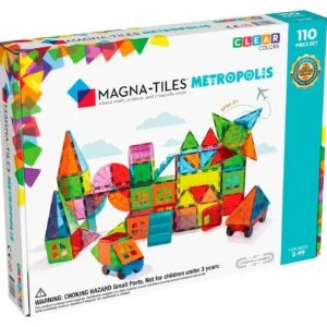 Magna-Tiles Μαγνητικό Παιχνίδι 110 κομματιών Metropolis