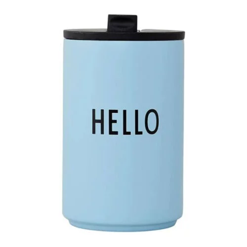 Design Letters: Θερμός ποτήρι από ανοξείδωτο ατσάλι "Hello" 350ml