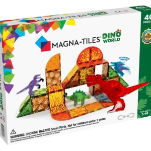 Magna-Tiles Μαγνητικό Παιχνίδι Dino World 40 κομματιών