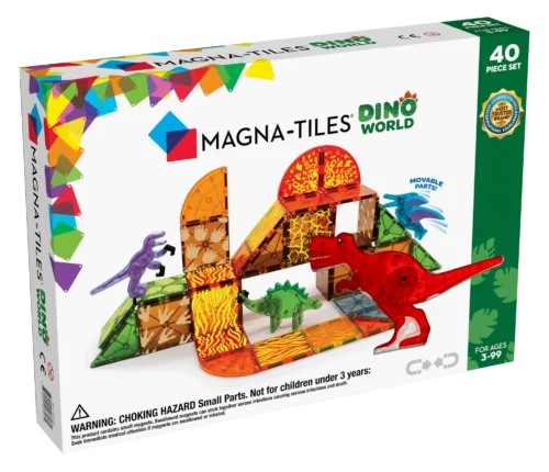 Magna-Tiles Μαγνητικό Παιχνίδι Dino World 40 κομματιών