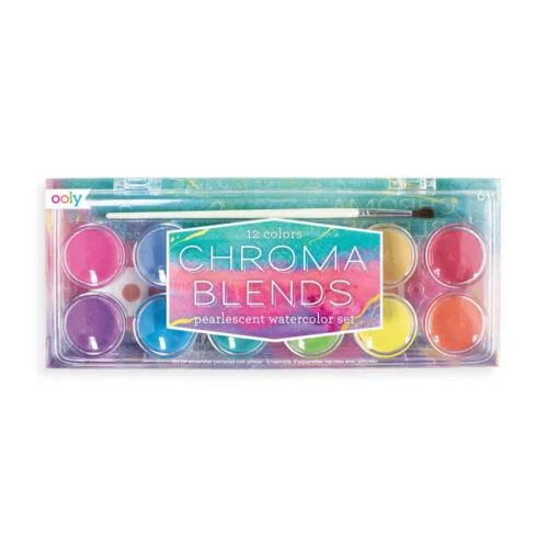 Ooly- Νερομπογιές Chroma Blends Watercolor Paint Set - Pearlescent