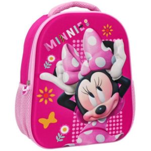 Diakakis Disney Minnie Mouse 3d- Σχολική Τσάντα Πλάτης Νηπίου 1 Θήκη