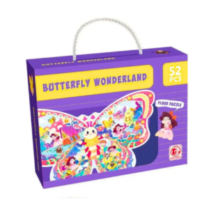 Butterfly Wonderland-Παζλ δαπέδου 52 κομματιών