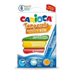 Carioca- Temperello stick σετ 6 χρωμάτων