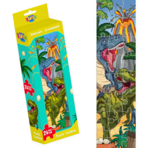 Tower Puzzle Luna Toys- Dinosaurs/Δεινόσαυροι- 24 κομματιών